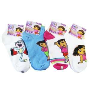   Ankle Socks (Shoe Size 10.5   4)   Dora Socks (3 Pairs) Toys & Games