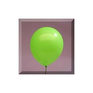    144ea   12 Lime Green Opaque Latex Balloon