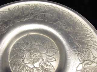 Vintage Handwrought Wilson Metal Co. Aluminum Platter  