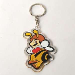  Super Mario Bros. Bee Keyring Keychain Key Ring Office 