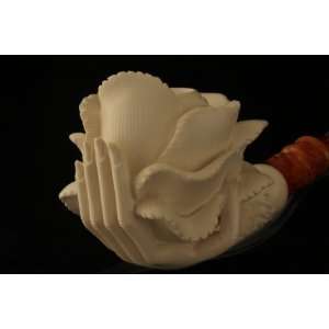  Meerschaum Pipe  ROSE in a LADY`S HAND from Master Carver 