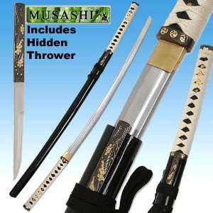  Bushido Musashi   Zetsurin Sword w/ Knife Full Tang 