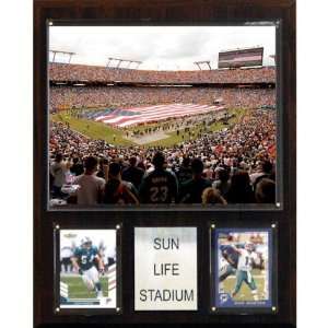  NFL Sun Life Stadium Plaque: Home & Kitchen