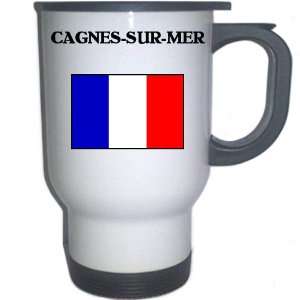  France   CAGNES SUR MER White Stainless Steel Mug 