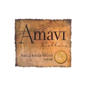  2009 Amavi Cellars Syrah 750ml: Grocery & Gourmet Food