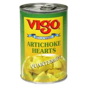 Vigo, Artichoke Qrtrd, 14 OZ (Pack of 12):  Grocery 