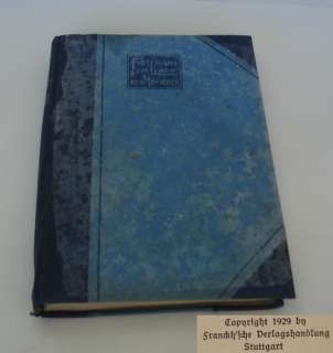1929 ANTIQUE RARE THE LIFE OF MAN GERMAN BOOK STUTTGART  