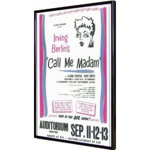  Call Me Madam (Broadway) 11x17 Framed Poster: Home 