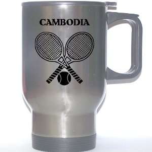  Cambodian Tennis Stainless Steel Mug   Cambodia 