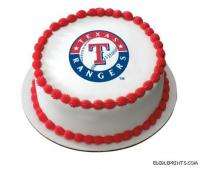 Texas Rangers Edible Image Icing Cake Topper  