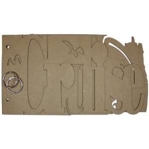  Want2Scrap Chipboard Album, Cruise: Arts, Crafts & Sewing