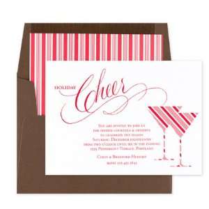  Holiday Toast Holiday Party Invitations by Checkerboard 