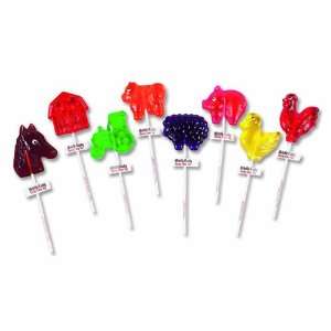 Melville Candy Lollipops, Assorted Barnyard, 1 Ounce Lollipops (Pack 