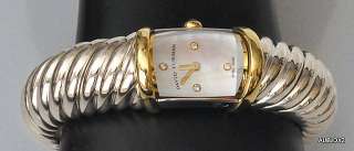   DAVID YURMAN MOP Waverly Womens Silver & Gold Watch on SALE!  