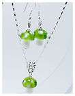 lampwork mushroom earrings and neckla $ 15 99 buy it now see 