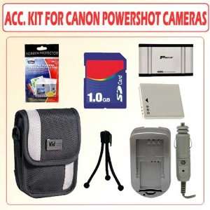 Canon Accessory Kit For Canon PowerShot SD1000 SD750 SD630 SD600 SD450 