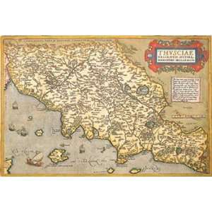   Rome   Poster by Abraham Ortelius (18x12):  Home & Kitchen