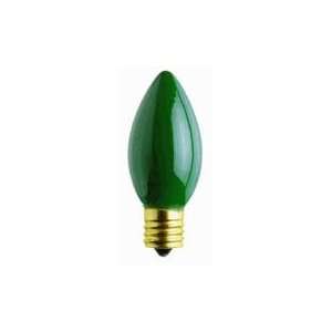   of 4 Opaque Green C7 Replacement Christmas Light Bulbs: Home & Kitchen