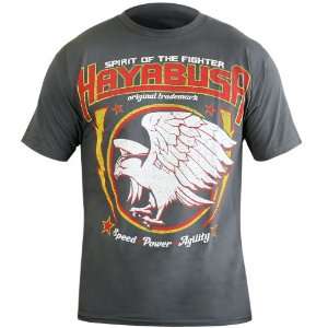    Hayabusa Official MMA Garage T Shirts   Grey