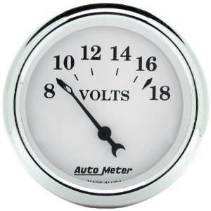 Auto Meter 1692 Old Tyme White 2 1/16 8 18 Volt Short Sweep Electric 