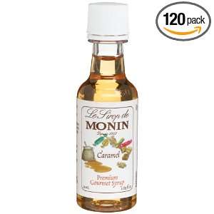 Monin Caramel Flavored Syrup, 1.69 Ounce Bottles (Pack of 120)  