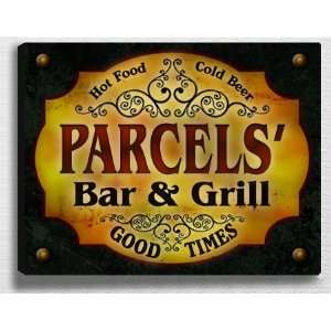  Parcelss Bar & Grill 14 x 11 Collectible Stretched 