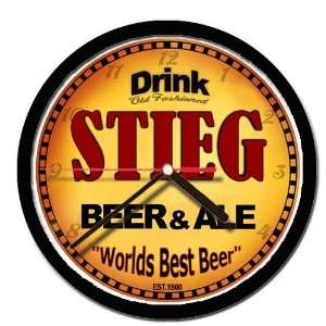  STIEG beer and ale cerveza wall clock: Everything Else