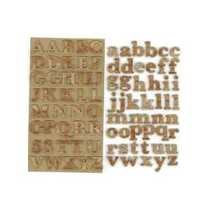   Dimensional Stickers: Vintage Wood Alphabets: Arts, Crafts & Sewing