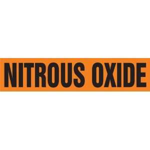  NITROUS OXIDE   Self Stick Pipe Markers   outside diameter 