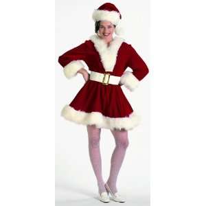  Velvet Perky Pixie Santas Helper Dress Size 16 18 Toys 