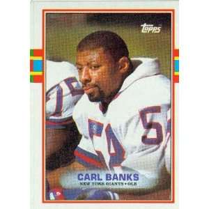  1989 Topps #168 Carl Banks   New York Giants (Football 