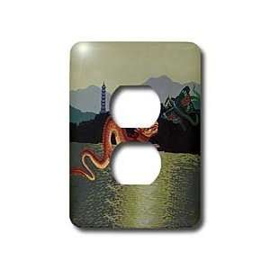  Steve Shachter Art   CHINESE DRAGON   Light Switch Covers 