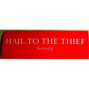  RADIOHEAD Hail To The Thief Sticker (Red) Everything 