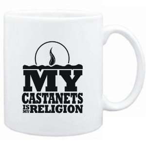  Mug White  my Castanets is my religion Instruments 