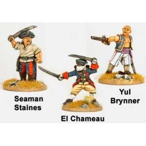  Crusader Miniatures   Pirates Sea Dogs (3) Toys & Games