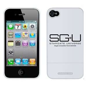 Stargate Universe Logo on AT&T iPhone 4 Case by Coveroo 