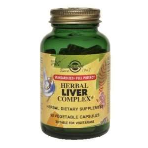 Standardized Full Potency Herbal Liver Complex* 50 Vegetable Capsules