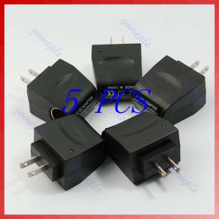 5X 110V AC to 12V DC Car Outlet Power Converter Adapter  