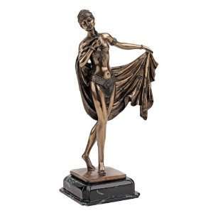  Xoticbrands Classic French Art Deco Female Feminine Statue 