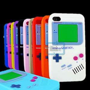   Silicone Cover Case Game Boy For ATT Verizon Sprint iPhone 4 4G 4S