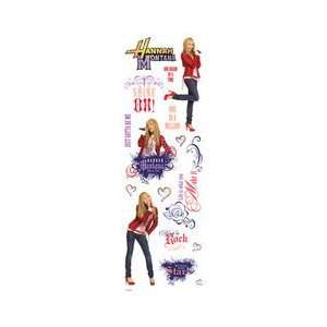  Disney(R) Hannah Montana Glitter Stickers   Clear Arts 