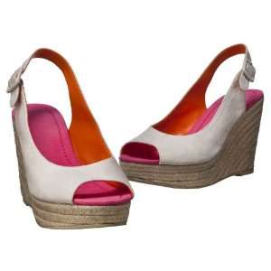 Calypso St Barth for Target Womens Linen Platform Wedge Sandals Shoes 