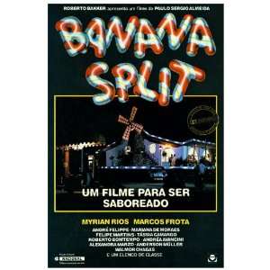  Banana Split (1988) 27 x 40 Movie Poster Brazilian Style A 