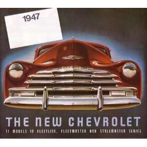    1947 CHEVROLET Sales Brochure Literature Book Piece Automotive
