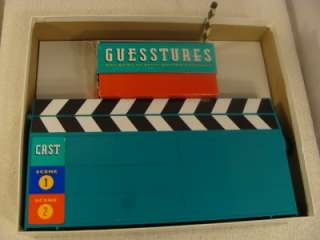 GUESSTURES 1990 SPLIT SECOND CHARADES PARTY GAME COMPLETE EX COND 