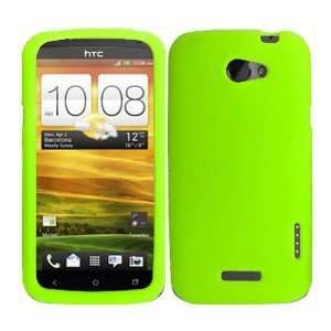   Cell Phone Solid Neon Green Silicon Skin Case: Cell Phones
