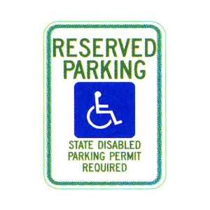  Washington Reserved Parking Sign