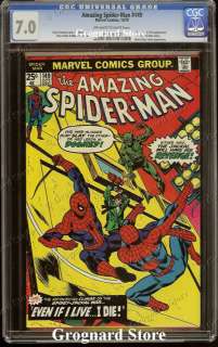 THE AMAZING SPIDER MAN Spiderman No #149 (1975) CGC 7.0  