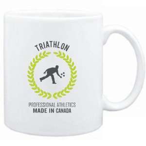  Mug White  Triathlon MADE IN CANADA  Sports