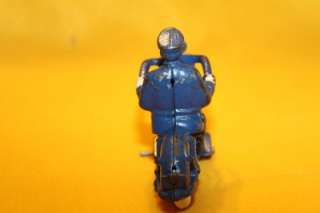 RS Vintage Large Toy Cast Iron Hubley Police Champion Motorcycle 
